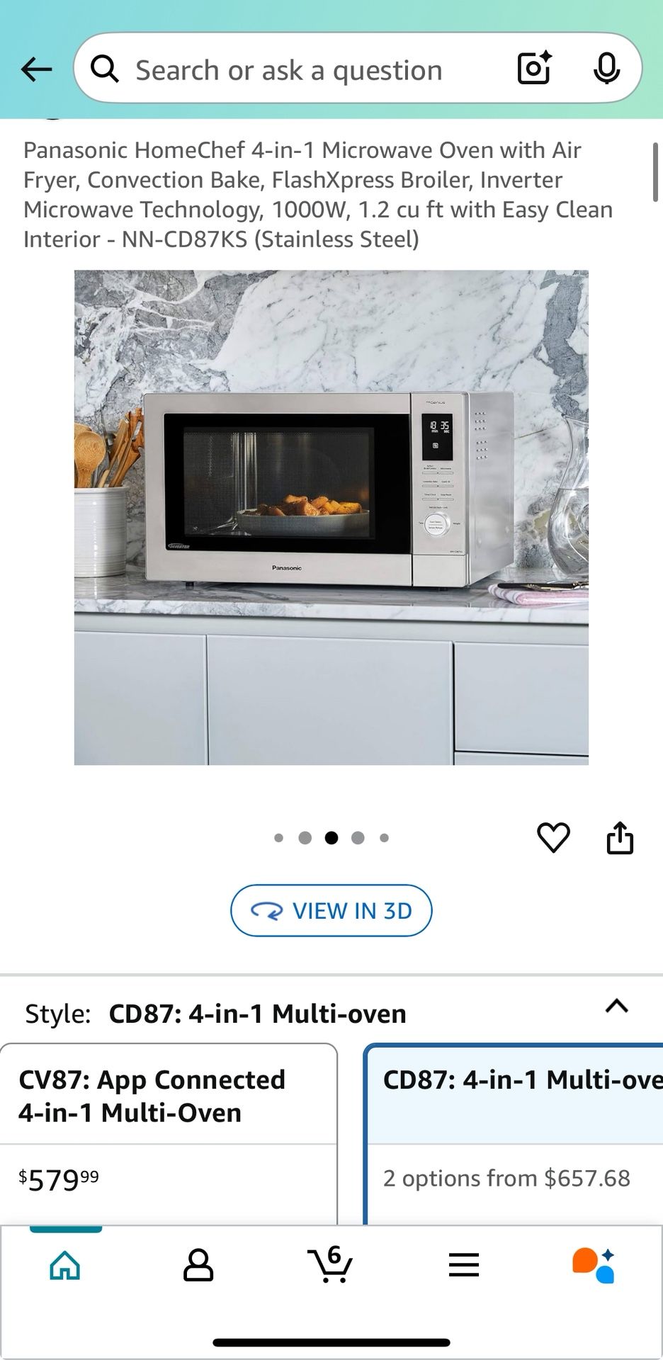 Panasonic Microwave Air Fryer