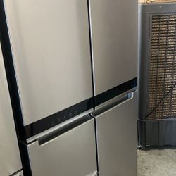 💥Great Deal💥 36 in. 19.4 cu. ft. 4-Door French Door Refrigerator in Fingerprint Resistant Stainles