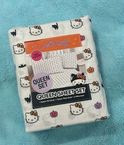Hello Kitty Halloween Bed Sheets