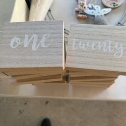 20 Table Numbers Blocks 
