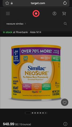 Similac NeoSure Infant Formula 22.8 oz