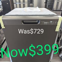 GE Manufacturer Warranty Included!!! 24 W Front Control Dishwasher $0 Down Financing Available 