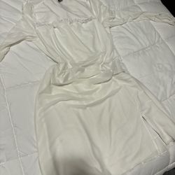 White Woman Dress