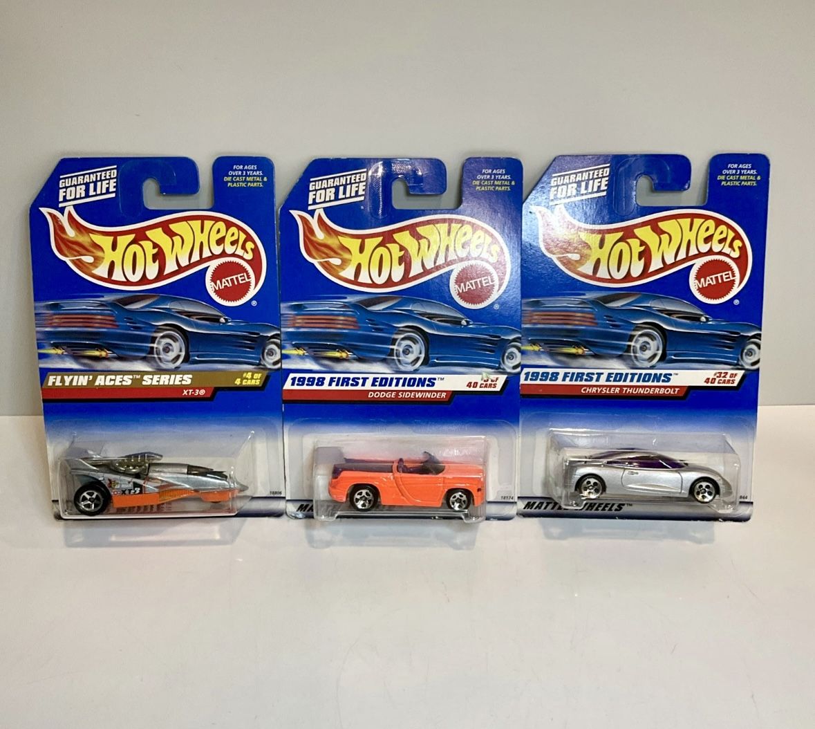 Lot Of 3 1998 Hot Wheels Collector #740; 634; 671 New !