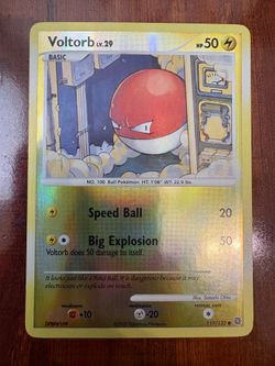Pokemon Voltorb 117/132 Diamond & Pearl Secret Wonders Common Reverse Holo NM/M