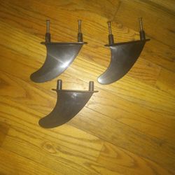 Foam Surfboard Replacement Fins (3)