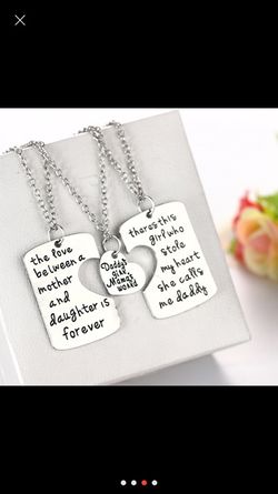 3 n 1 necklace set! Silver! Brand new! Perfect for Father's Day!