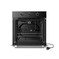 GASLAND 24 in Gas Wall Oven, ETL Certified Natural Gas Wall Oven, Built-in Single Wall Oven, with Bake Broil Rotisserie Functions, Timer and Convectio
