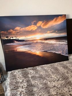 Beach view frame