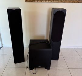 Energy Tower Speakers and Subwoofer Set
