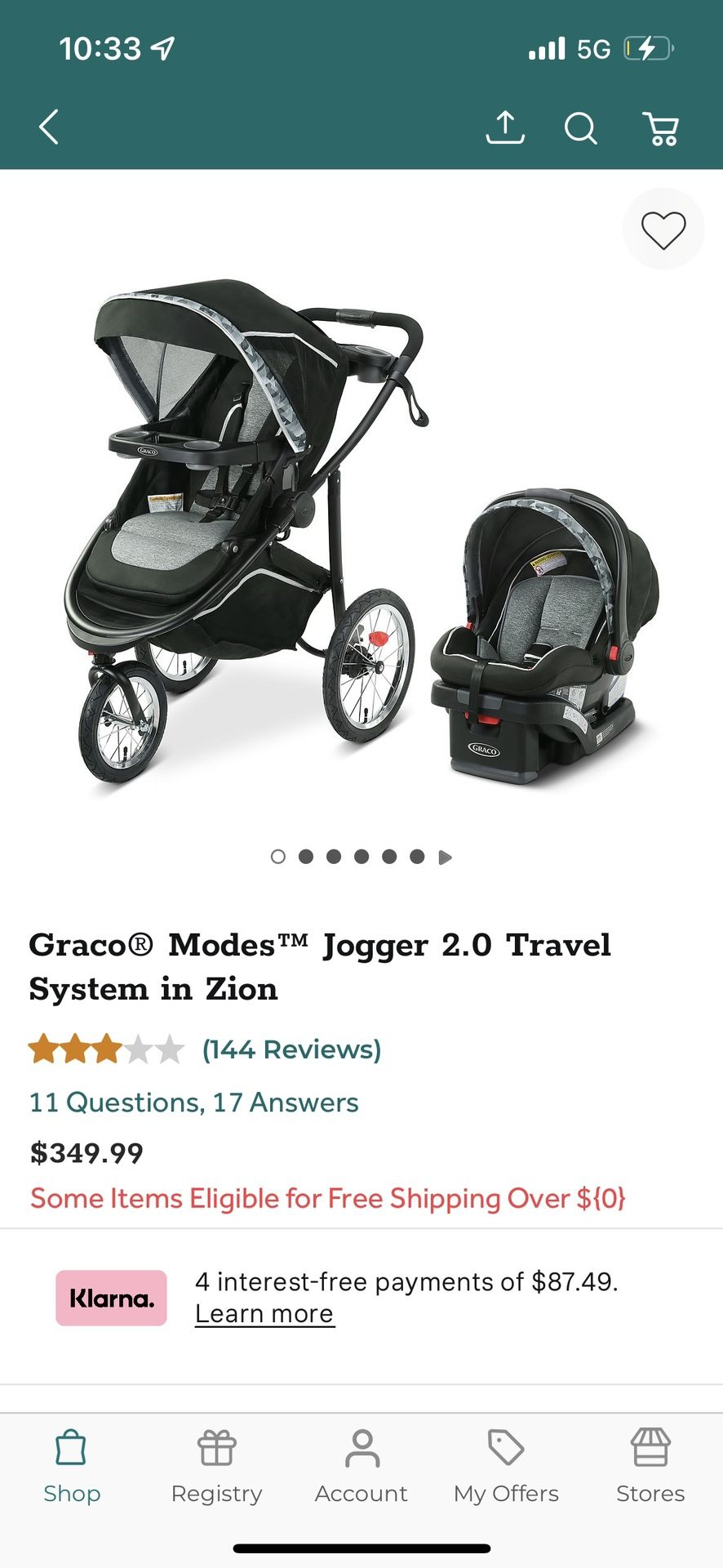 stroller & car seat combo