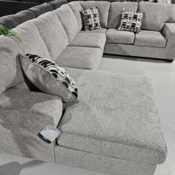 AP🎉 Oversized U Shape Sectional Couch With Chaise, Color Options// Financing & Delivery 