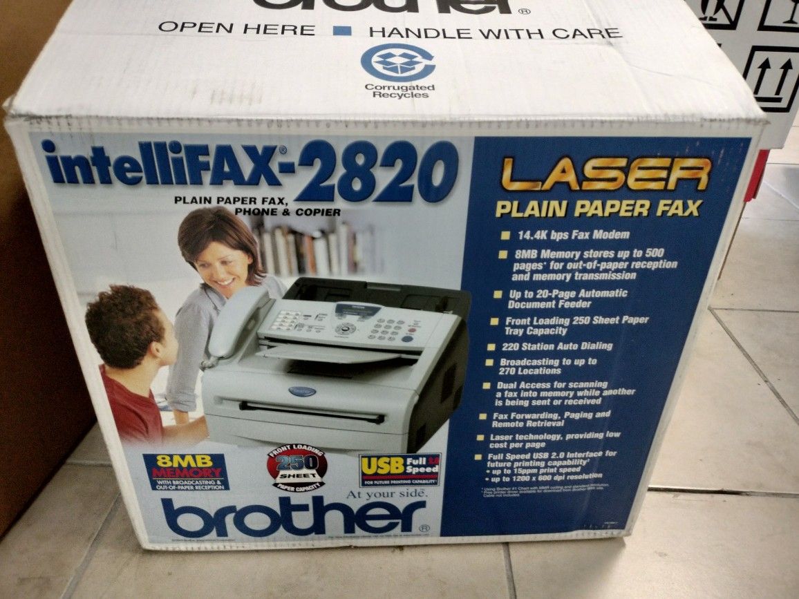 Brother IntelliFax 2820 laser Fax Machine/Copier/Printer