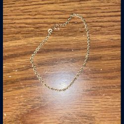 Gold Rope Bracelet 