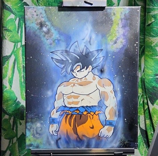 Original Painting Of Goku