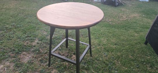 Real Solid Wood Round Table
