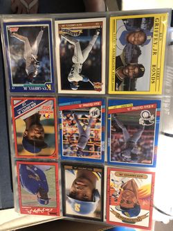 Assorted baseball cards from 1980’s and 1990’s