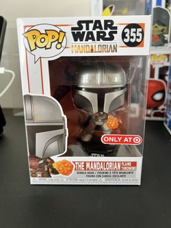 Star Wars The Mandalorian Flame Throwing - Funko POP #355 (Target Exclusive) 