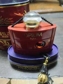 Rare Yves Saint Laurent Opium Pure Parfum For Women 1/4 Fl.oz. /7.5 Ml Vintage