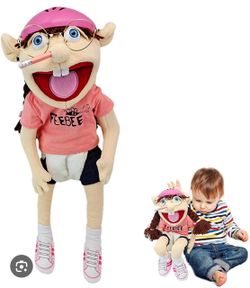 Jeffy Feebee Puppet Plush Sml Toy, Funny Hand Puppets Doll