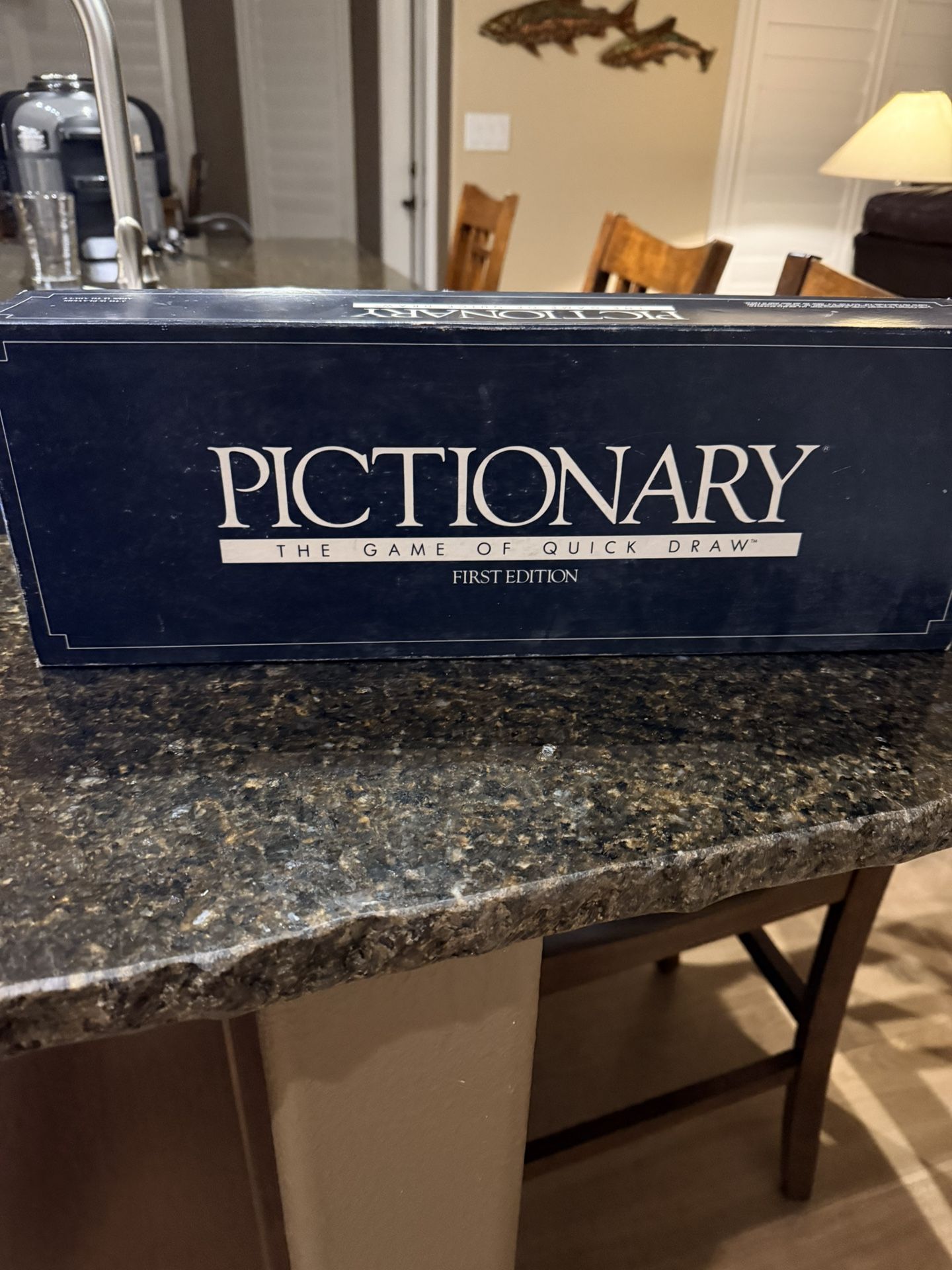 Vintage Pictionary First Edition 1985 The Game Of Quick Draw With Second Edition Cards Like New