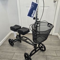 Drive Medical adjustable Height Steerable Knee Walker Knee Scooter Leg Walker