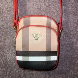 Crossbody Purse Bee Charm