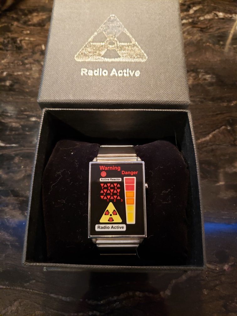 Watch - TokyoFlash Radio Active with case