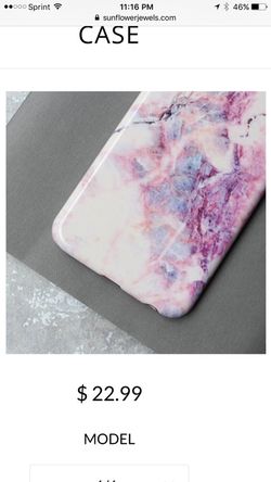 iPhone marble case