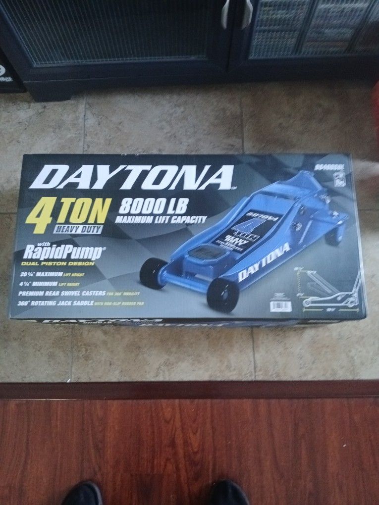 Brand New Daytona 4 Ton With Rapid Pump Floor Jack