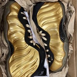 Nike Air Foamposite Gold Metallic