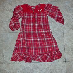 Disney Store Minnie Mouse Christmas 🎄 Pj Dress 