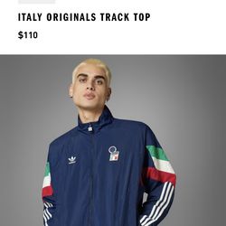 Size Large Adidas Italy Track Jacket