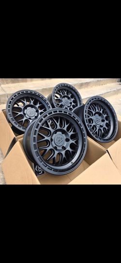 17" LOCK ONYX rims 17x9 +1mm offset