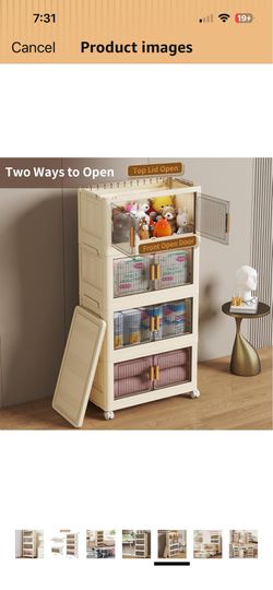New 28qt collapsible storage