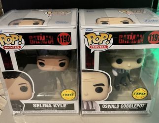The Batman Funko Pop Chase Selina Kyle And Oswald Cobblepot 