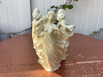 Furiesi Three Graces Goddess Statue Planter Neoclassical Cream Sculpture