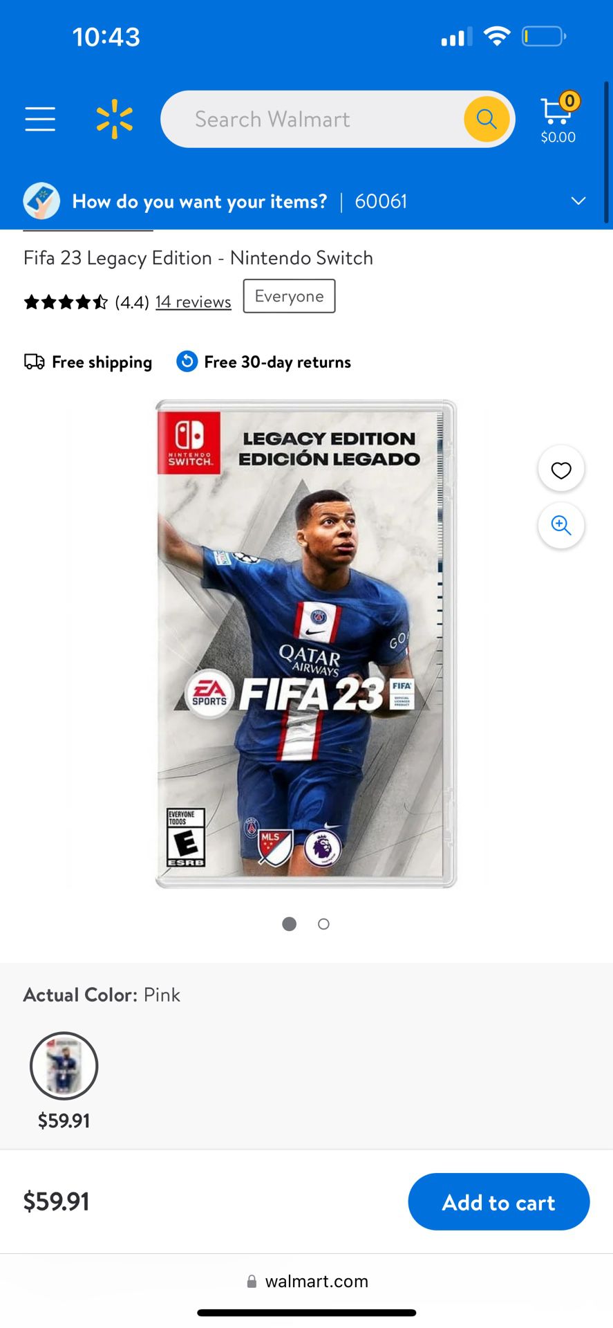 Fifa 23 Legacy edition Nintendo switch game sealed