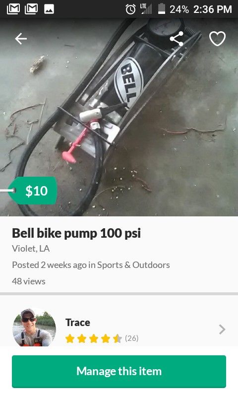 Bike pump