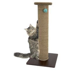 Kitty City Sisal Post Scratcher, Sisal Post (Brown)