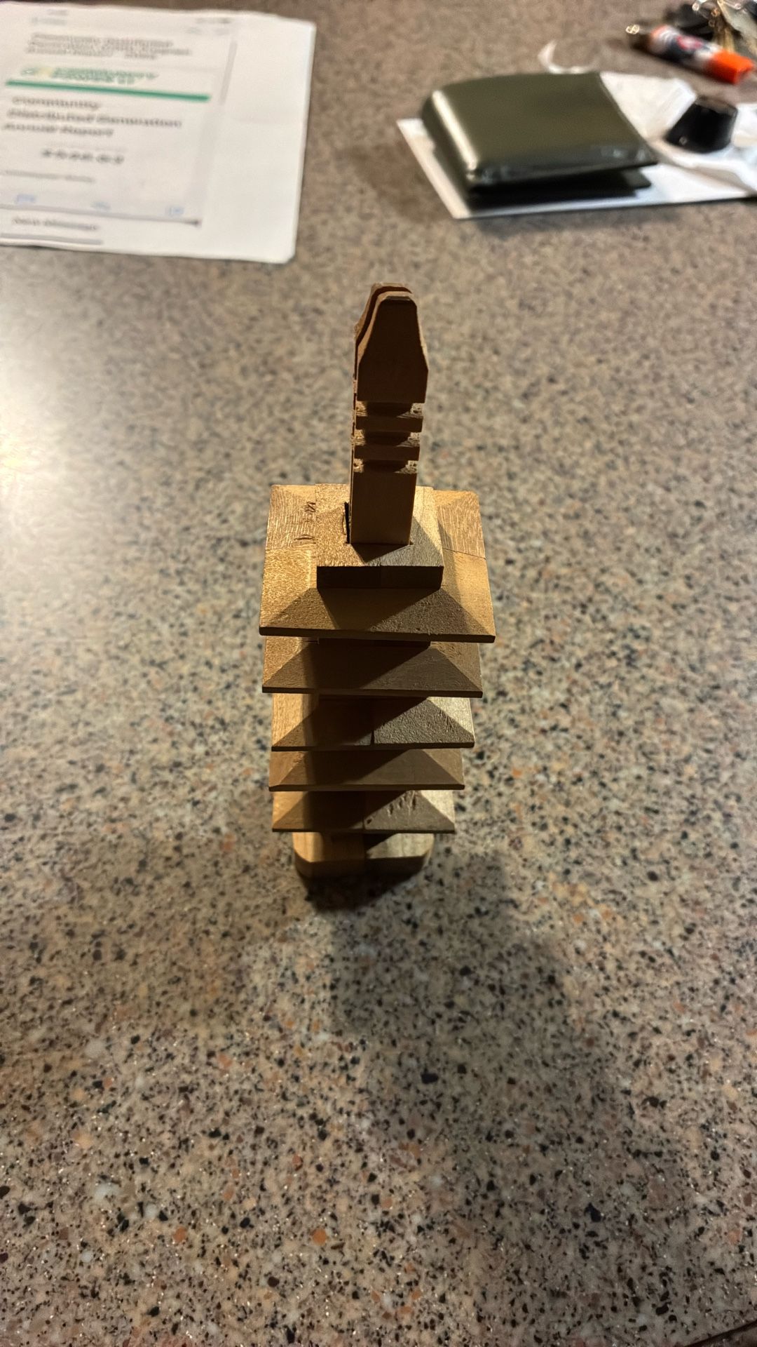 Puzzle Kumiki Pagoda Puzzle Japanese