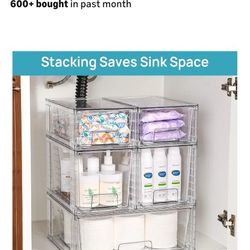 Stackable Storage Drawers  5 Piece Set
