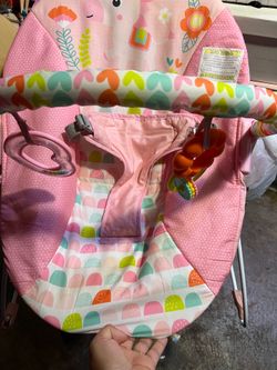 Baby  girl bouncer/ gentle used