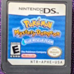 Pokemon Mystery Dungeon Blue Rescue Team For DS (Loose)