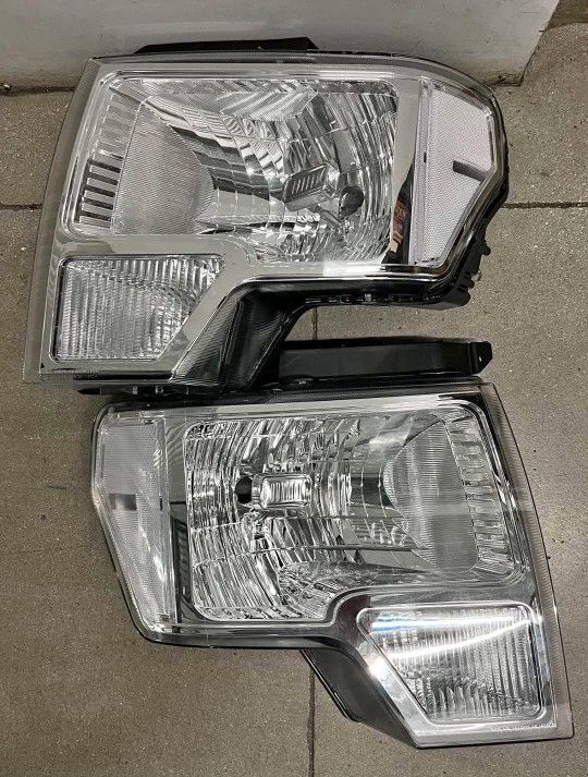 09-14 Ford F150 Chrome Headlights