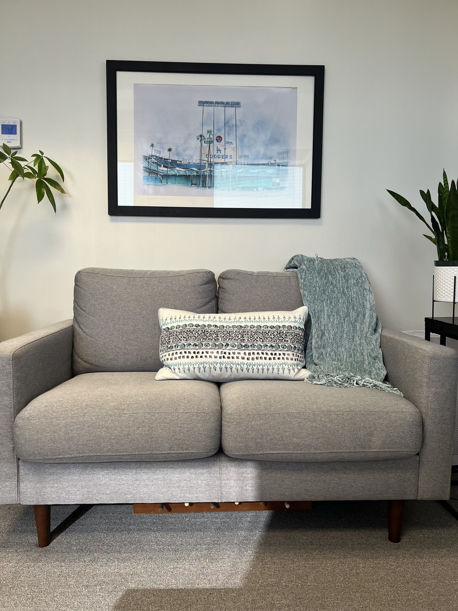 Grey Loveseat