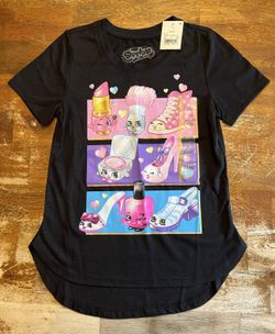 NEW Shopkins Girls Graphic T-Shirt Size S 6/6X - NWT