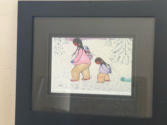 Cecil Youngfox "Winter Walk" Framed Print