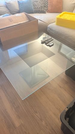 glass table