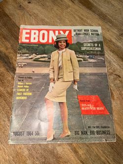 Ebony Magazine August 1964 Vintage Issue